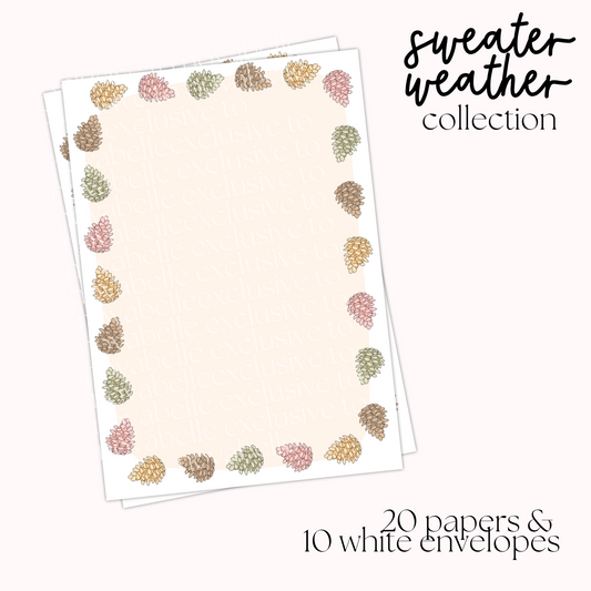 Sweater Weather Writing Set