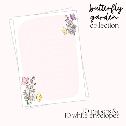 Butterfly Garden Writing Set