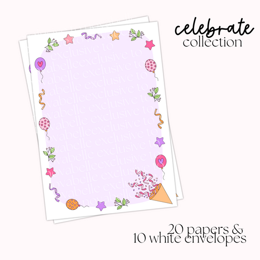 Celebrate Writing Set