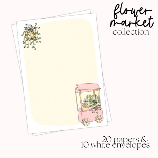 Flower Market Writing Set