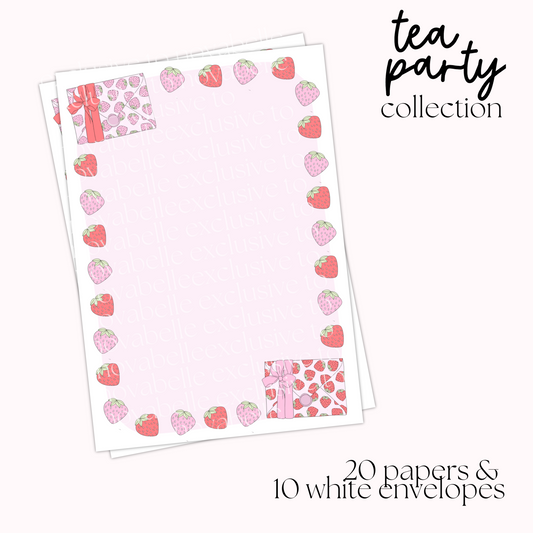 Tea Party Writing Set