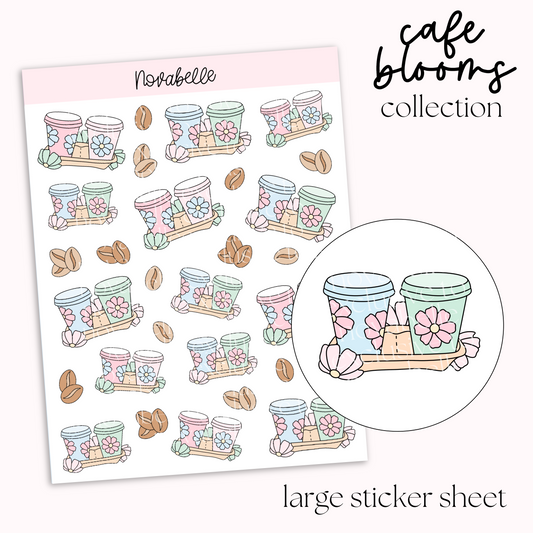 Takeaway Coffee Sticker Sheet