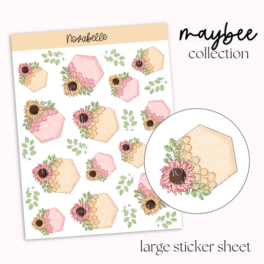 Honeycomb Sticker Sheet