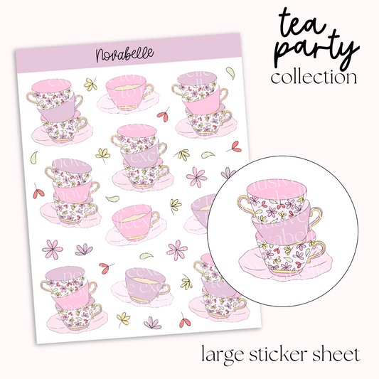 Mug Stack Sticker Sheet