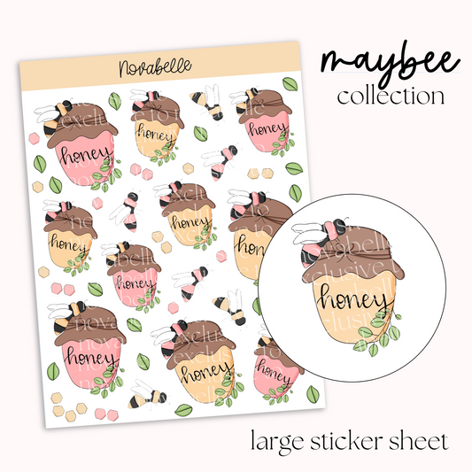 Honey Pot Sticker Sheet