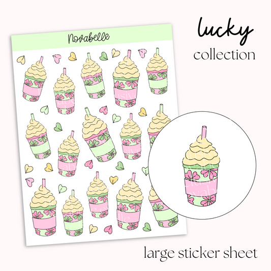 Iced Coffee Sticker Sheet