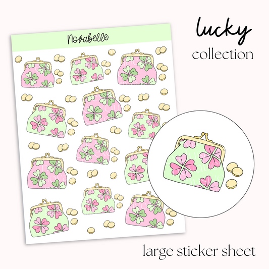 Lucky Pennies Sticker Sheet