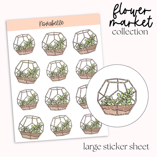 Terrarium Sticker Sheet