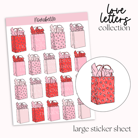 Gift Bags Sticker Sheet