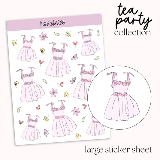 Party Dress Sticker Sheet