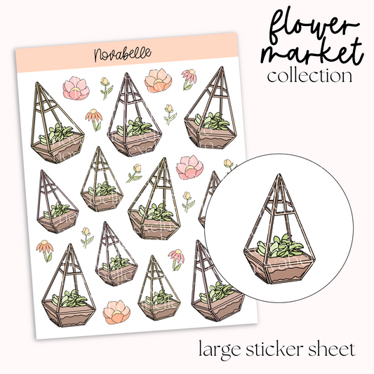 Terrarium Sticker Sheet