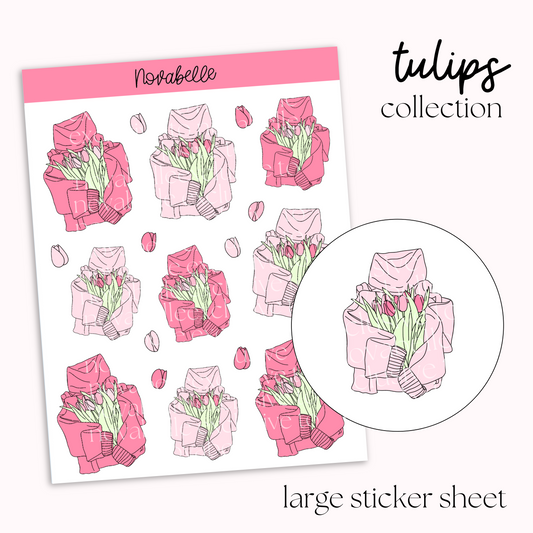 Sweater Florals Sticker Sheet