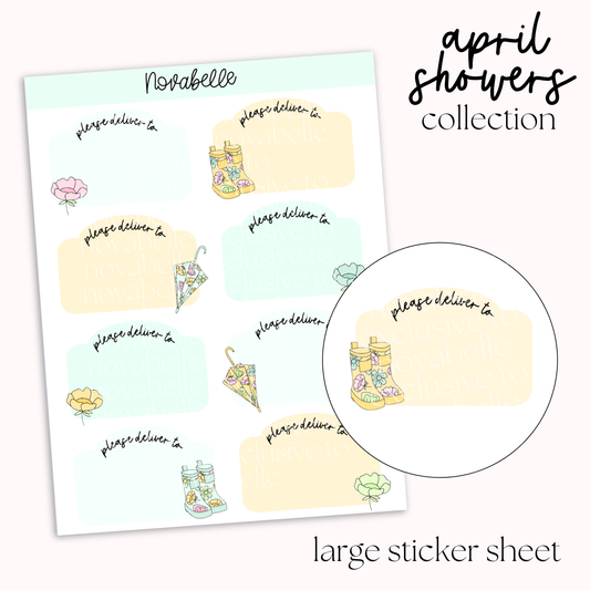 Please Deliver To Sticker Sheet