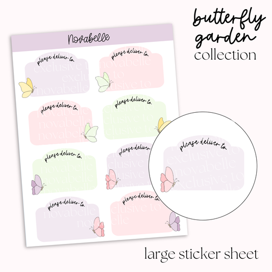 Please Deliver To Sticker Sheet