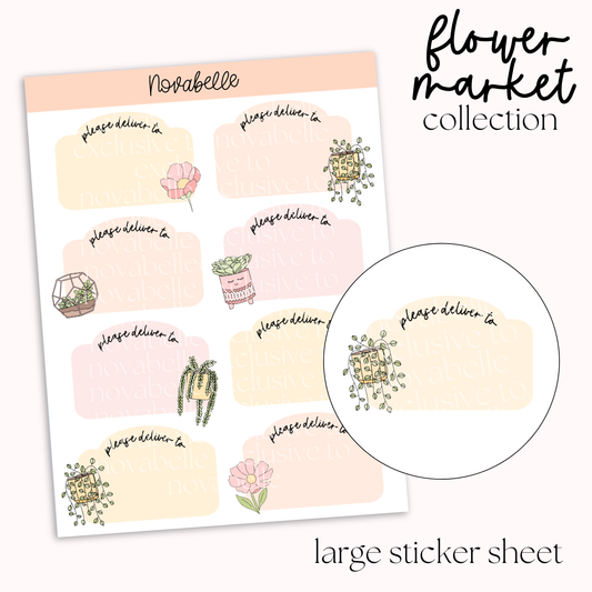 Please Deliver To Sticker Sheet