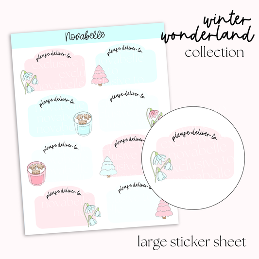 Please Deliver To Sticker Sheet