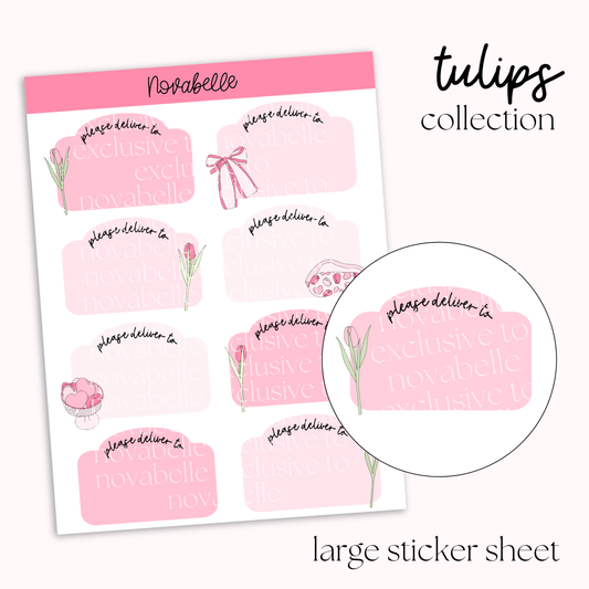 Please Deliver To Sticker Sheet
