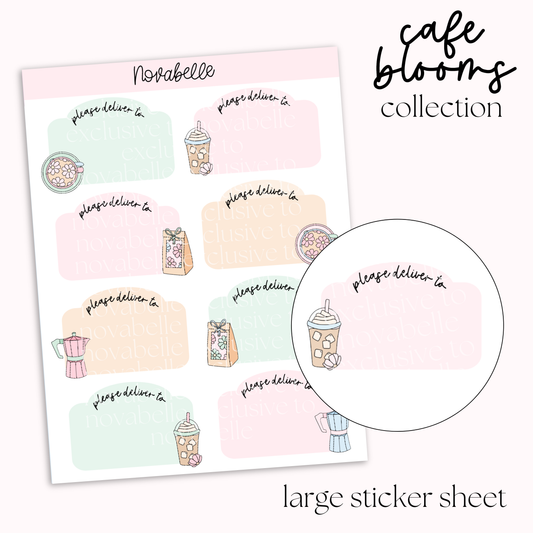 Please Deliver To Sticker Sheet