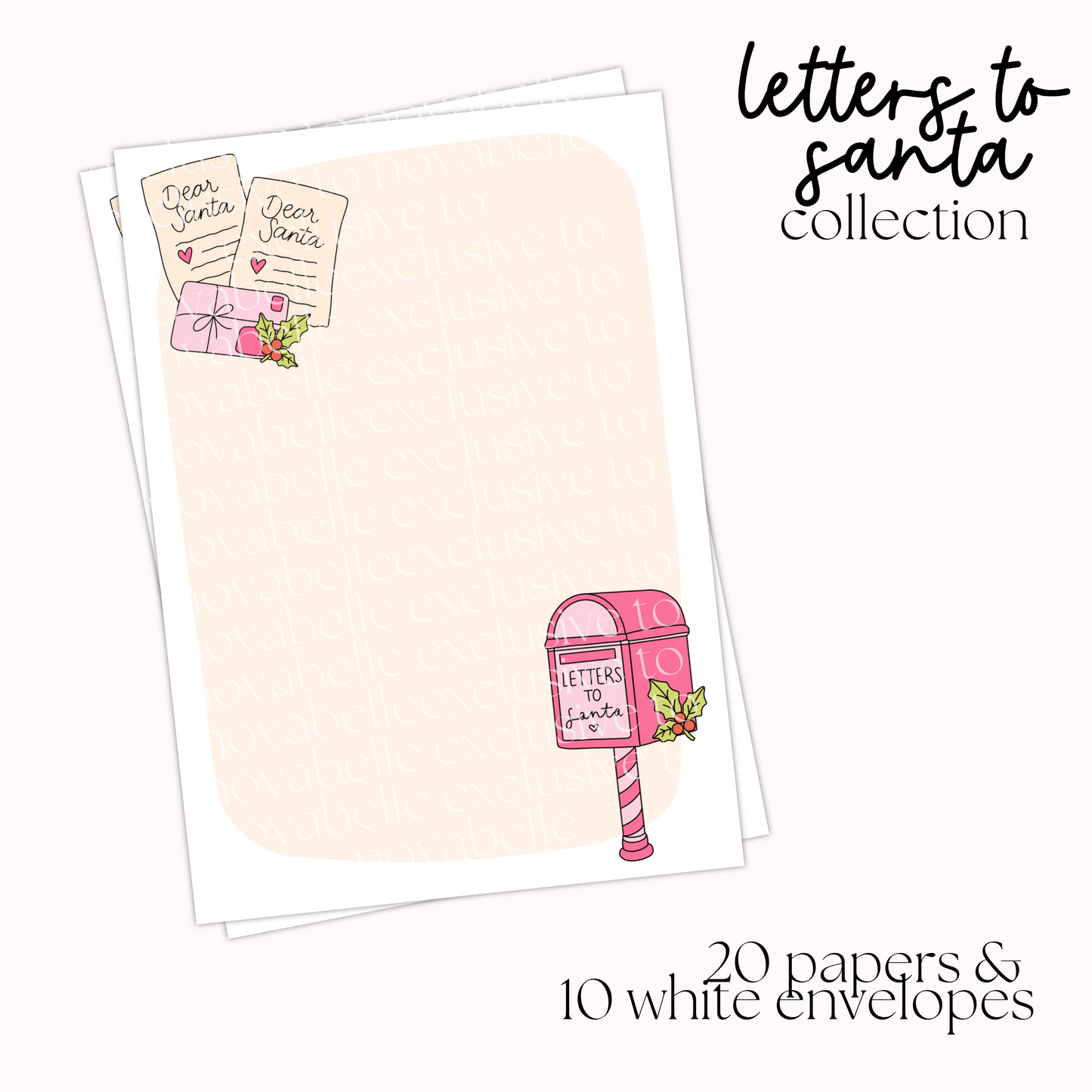 Letters To Santa Writing Set
