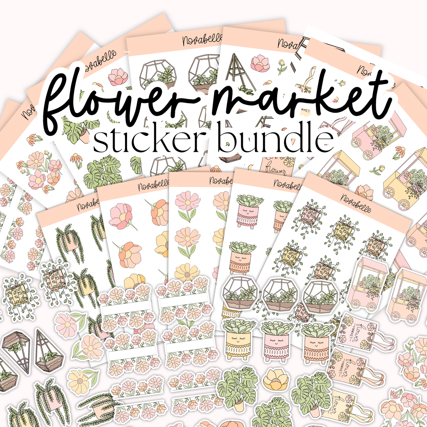 Flower Market Sticker Bundle