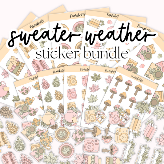 Sweater Weather Sticker Bundle