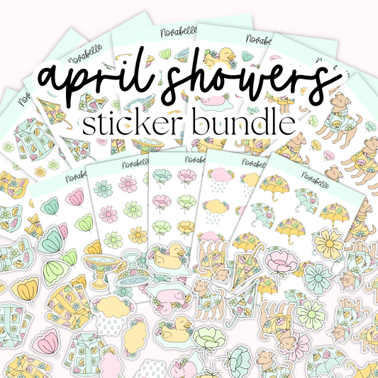 April Showers Sticker Bundle