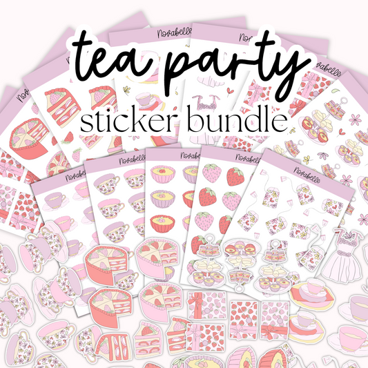 Tea Party Sticker Bundle