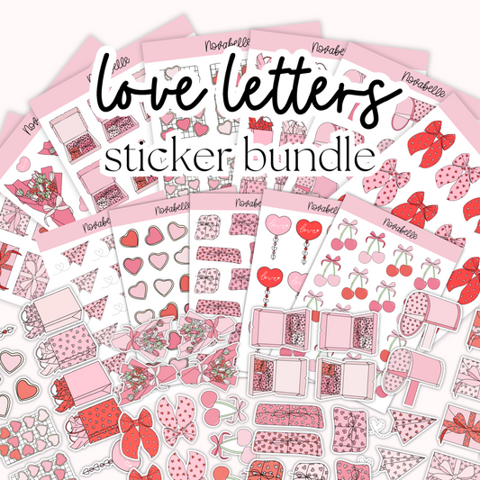 Love Letters Sticker Bundle