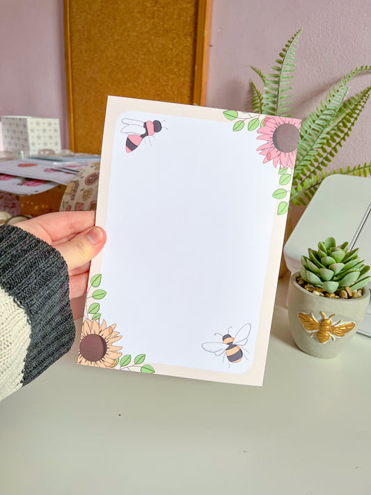 Bees Notepad