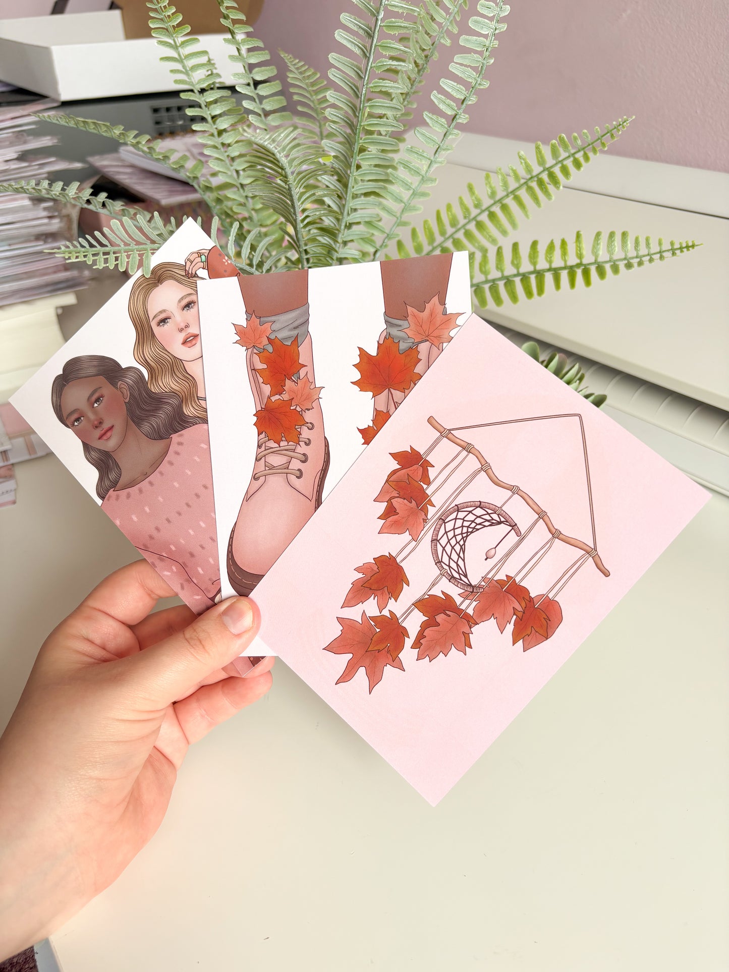 Hello Fall Mini Print Set (Double Sided)