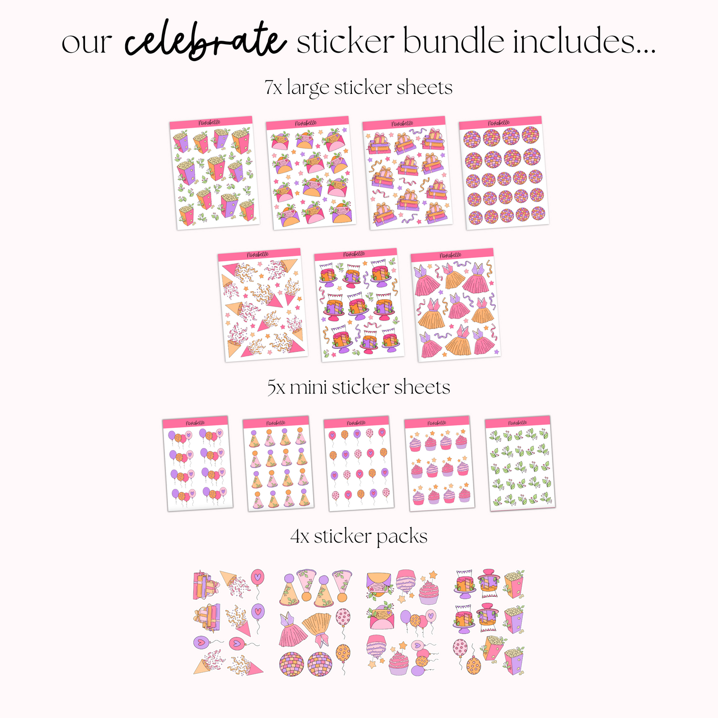 Celebrate Sticker Bundle