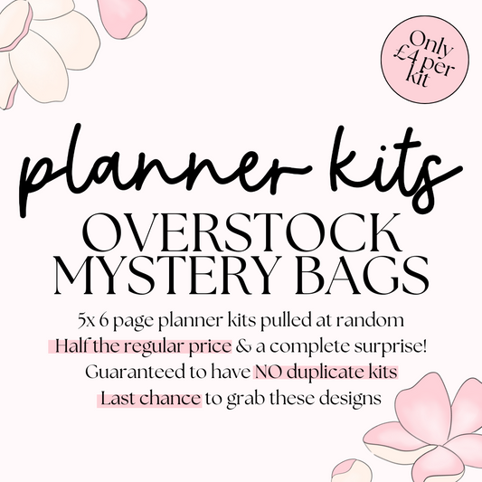 Planner Kit Overstock Mystery Bag