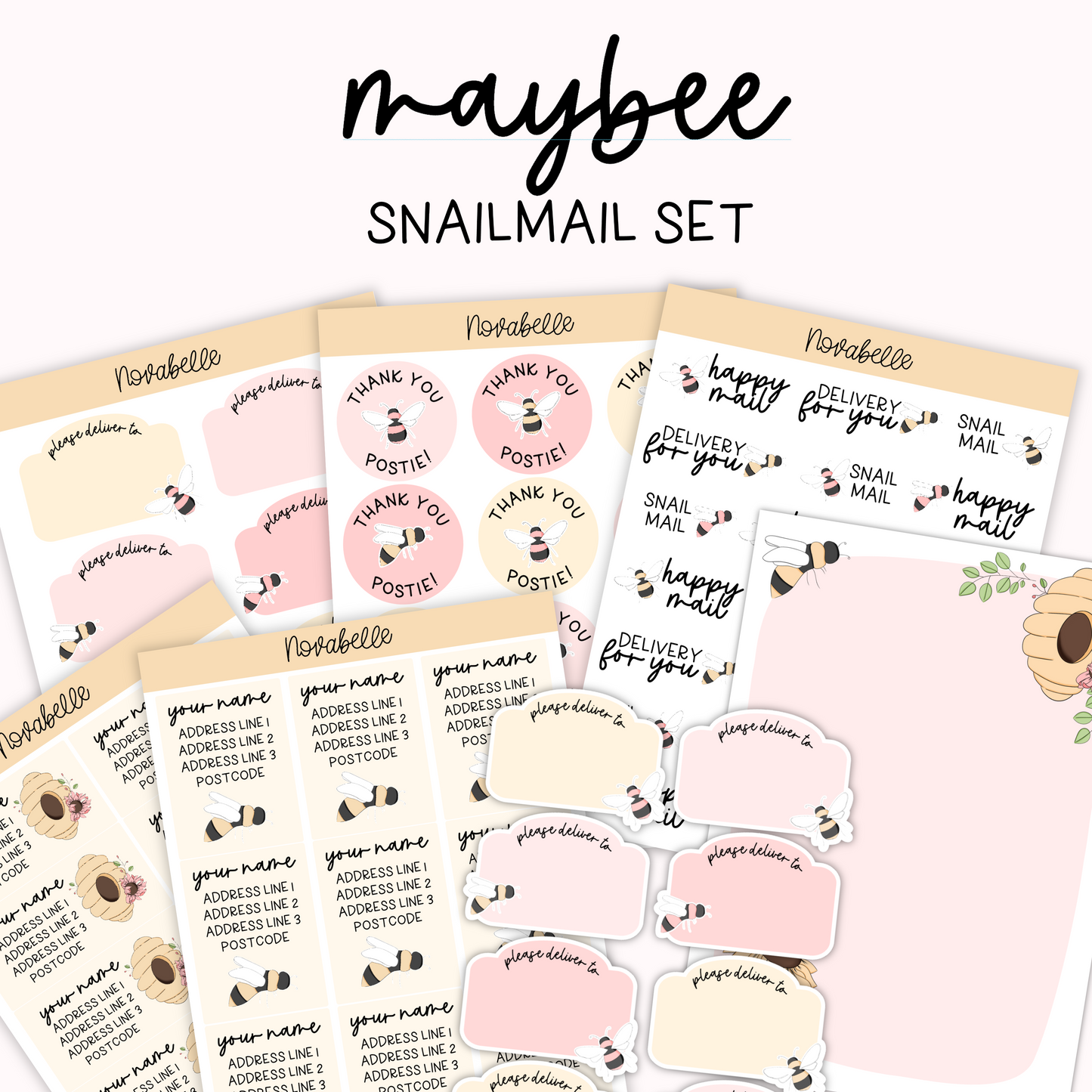 May Bees Snailmail Set