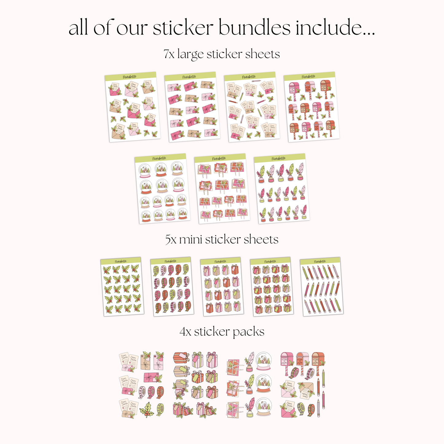 Letters To Santa Sticker Bundle