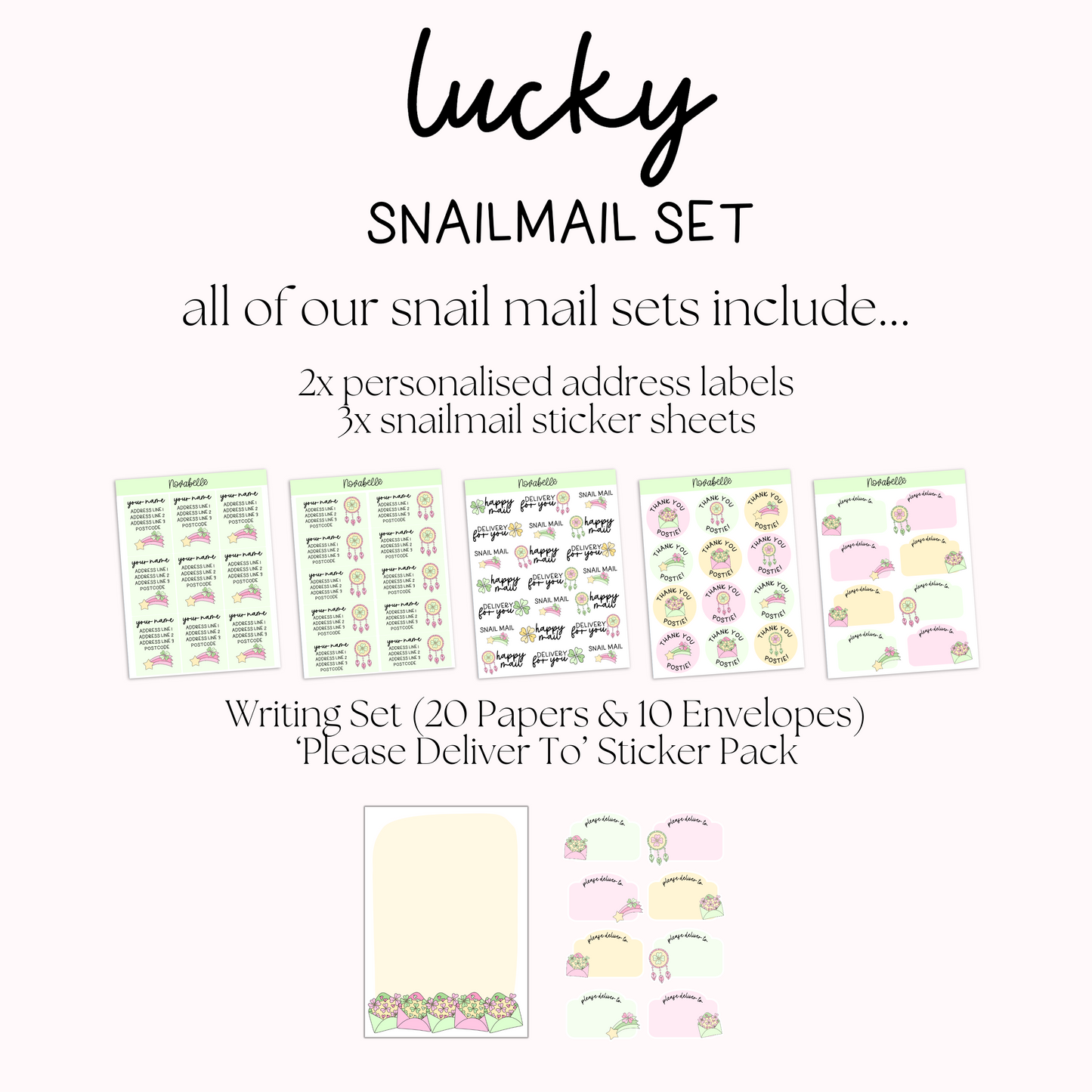 Lucky Snailmail Set