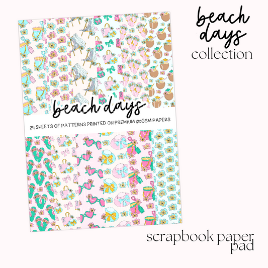 Beach Days Scrapbook Paper Pad