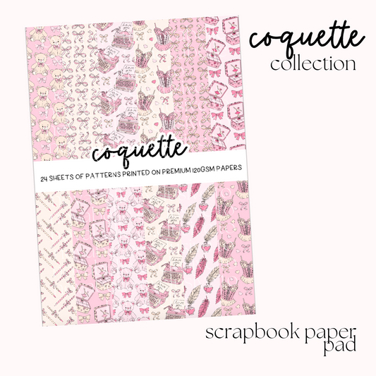 Coquette Scrapbook Paper Pad