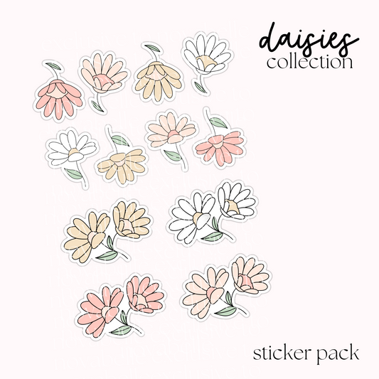 Daisies Sticker Pack (4)