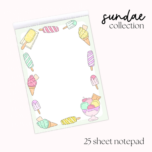 Sundae Notepad
