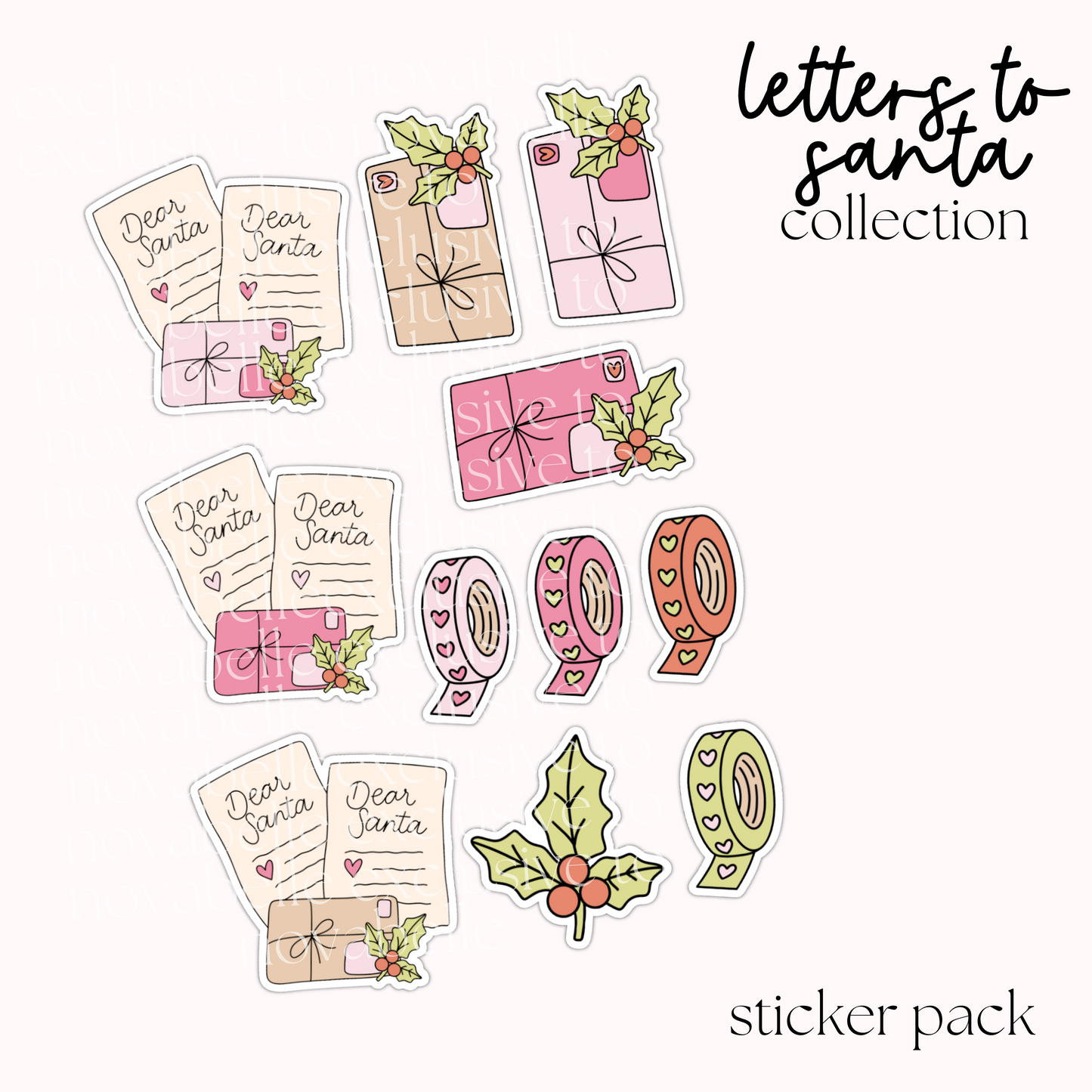 Letters To Santa Sticker Pack (1)