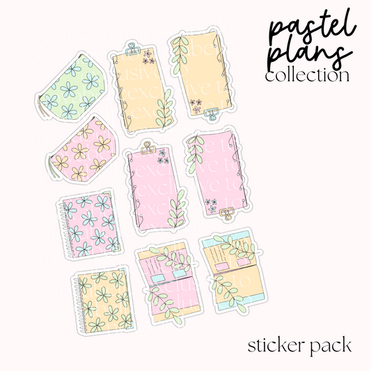 Pastel Plans Sticker Pack (1)