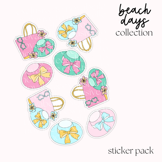 Beach Days Sticker Pack (1)