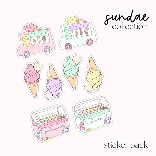 Sundae Sticker Pack (1)