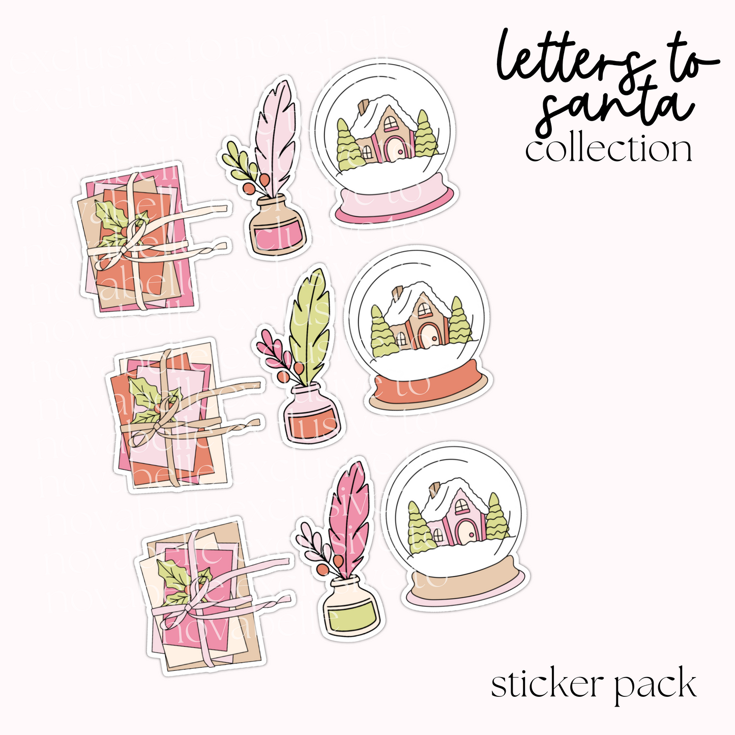 Letters To Santa Sticker Pack (2)