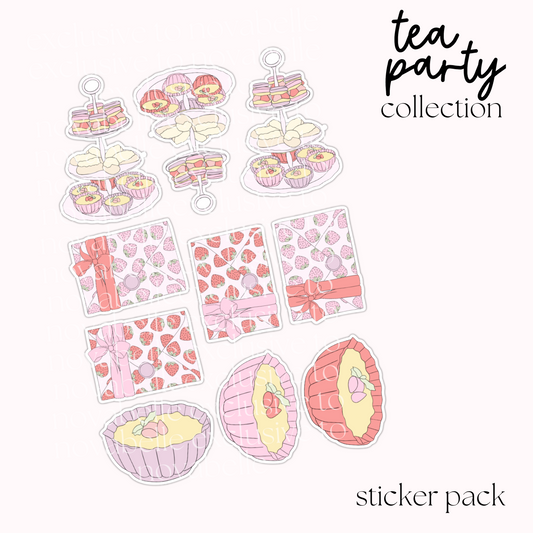 Tea Party Sticker Pack (1)