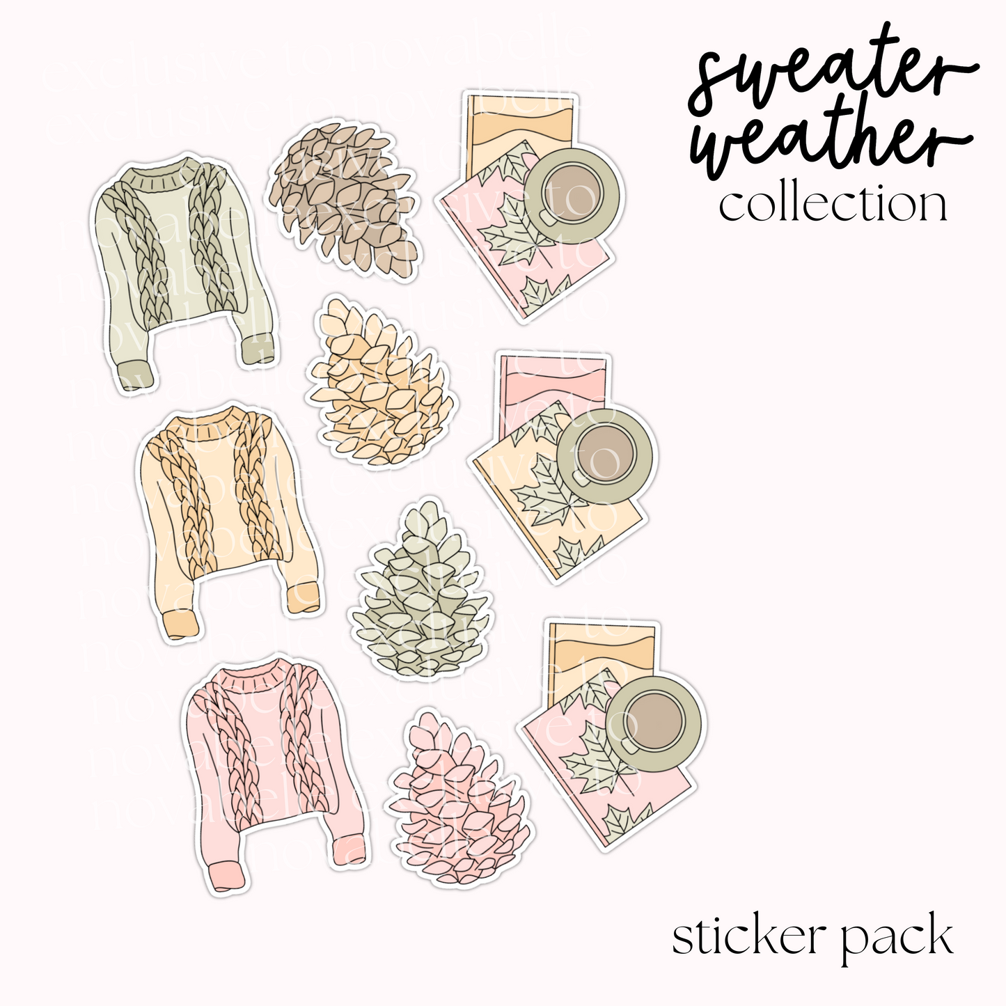 Sweater Weather Sticker Pack (2)