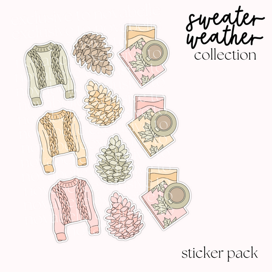 Sweater Weather Sticker Pack (2)