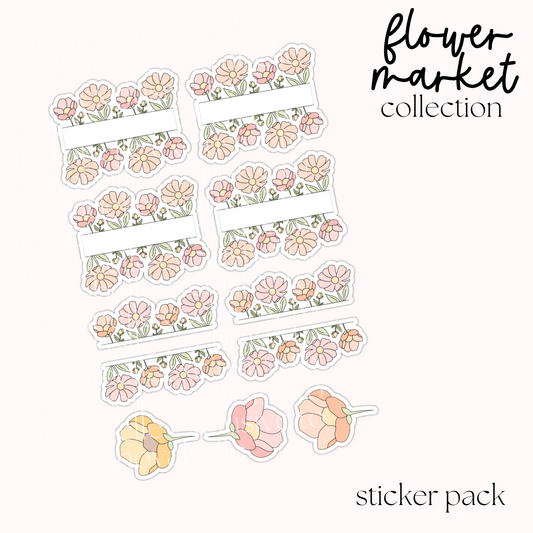 Flower Market Sticker Pack (2)