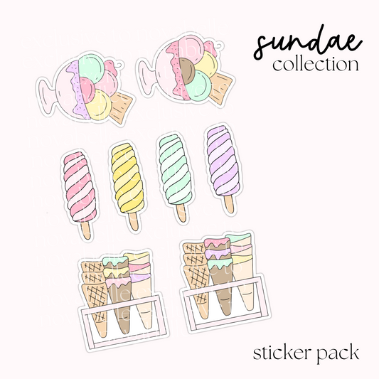 Sundae Sticker Pack (2)
