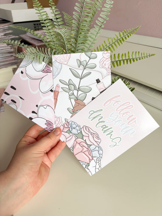 Follow Your Dreams Mini Print Set (Double Sided)